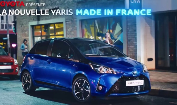 Made in France Marketing publicité Toyota Spot publicitaire