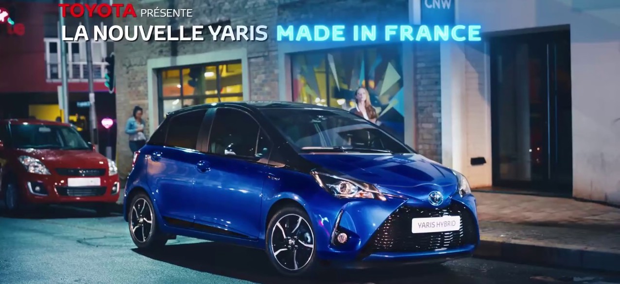 Made in France Marketing publicité Toyota Spot publicitaire